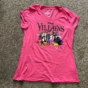 Disney Villains Pink T-Shirt